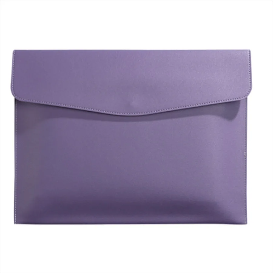 Couro simples do negócio do saco do arquivo A4, pasta impermeável dos dados do saco do arquivo