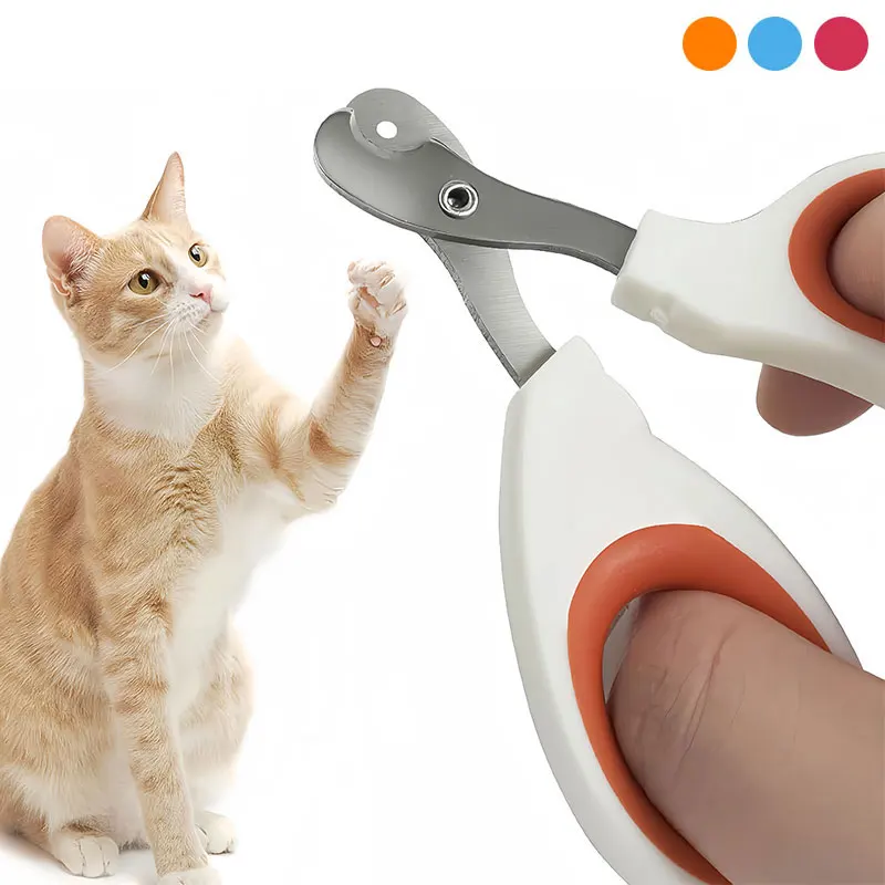 Cat supplies Nail Clippers Cut Hole Avoid Over Cutting Professional paw Trimmer Set for Novice pet Families cat accessories pet