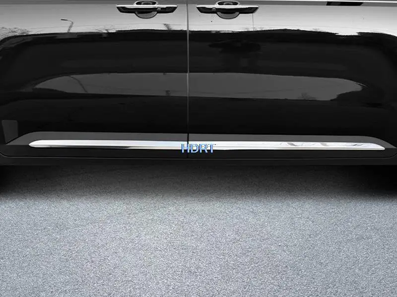 For Kia Carnival Sedona KA4 2020 + Door Body Side Molding Trim Moulding Cover Protector Accessories Strip Scuff Guard Car Style