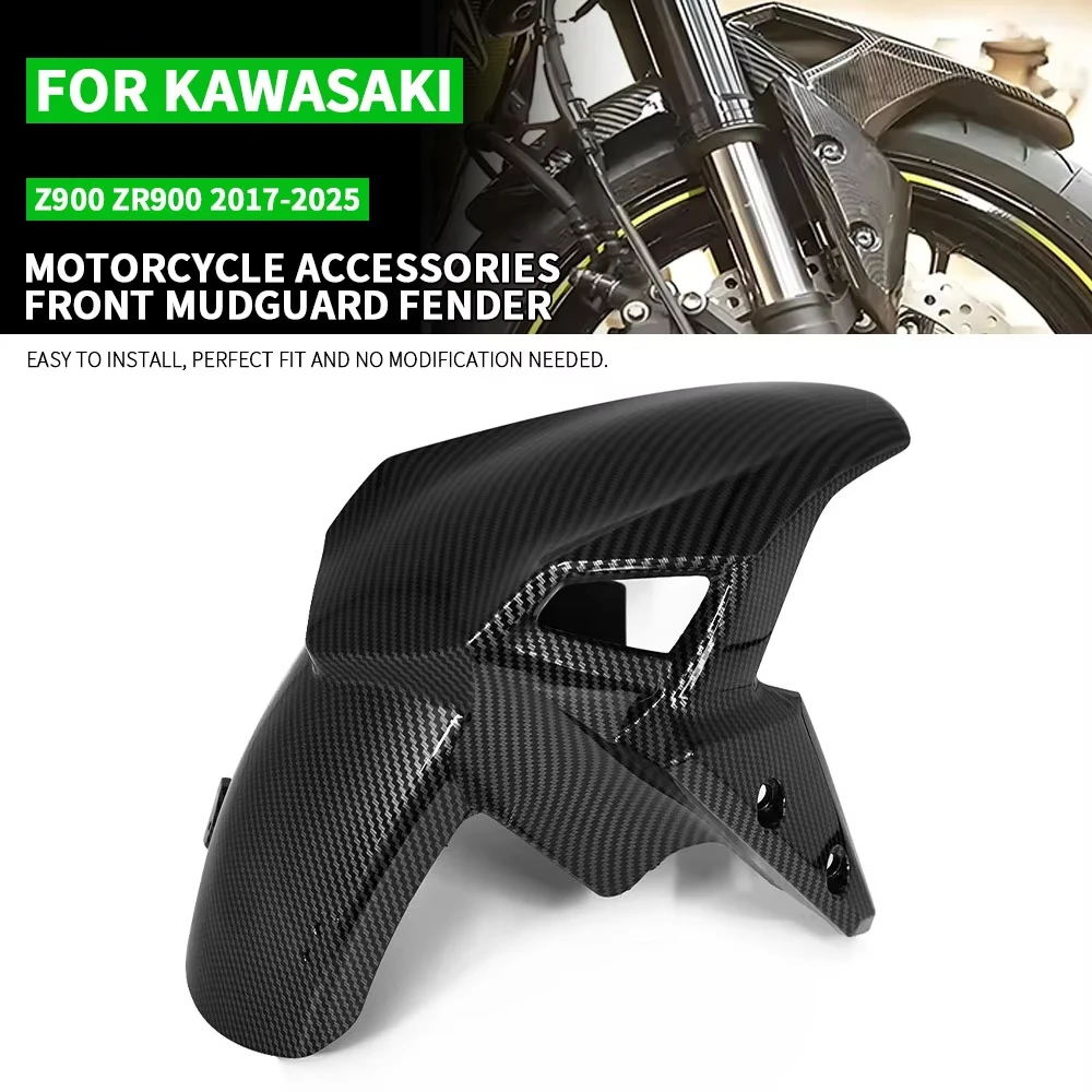 MTKRACING For Z900 ZR900 2017-2025 For KAWASAKI Moto Accessories Front Wheel Hugger Fender Mudguard Splash Guard Fairing Cover