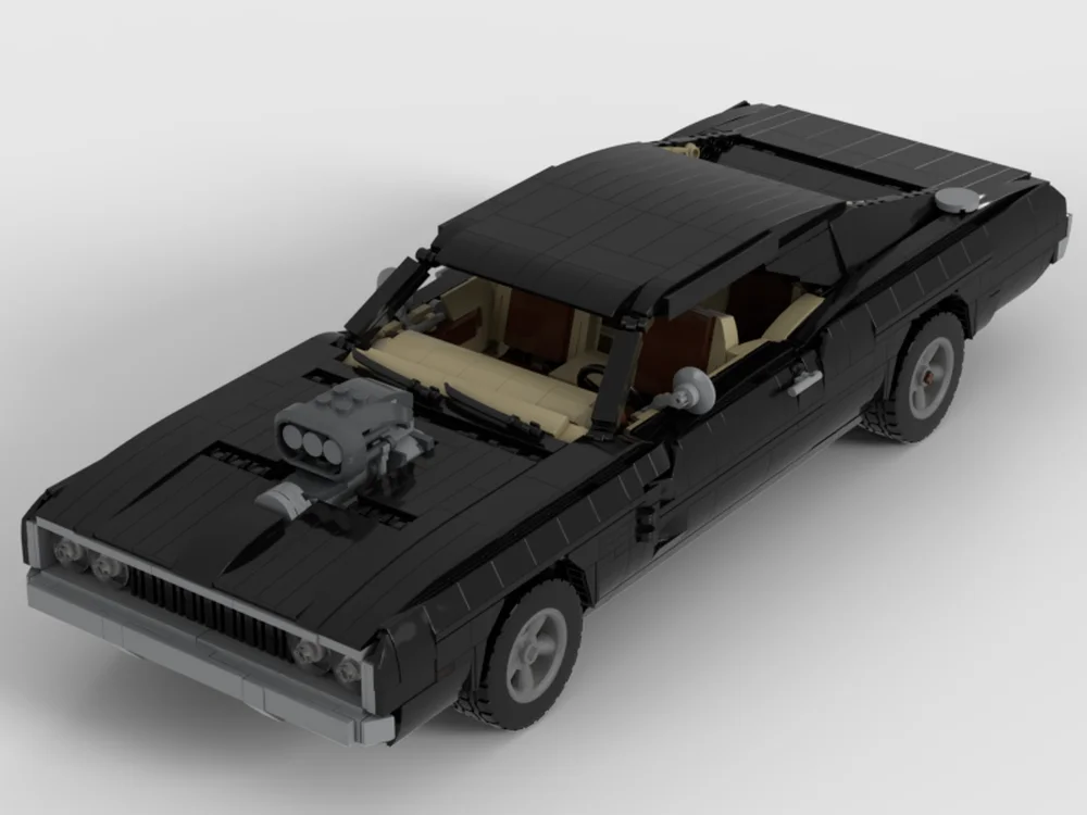 

Dodge Charger MOC-38752 • 1699 parts Building Block Model Birthday Toy Gift