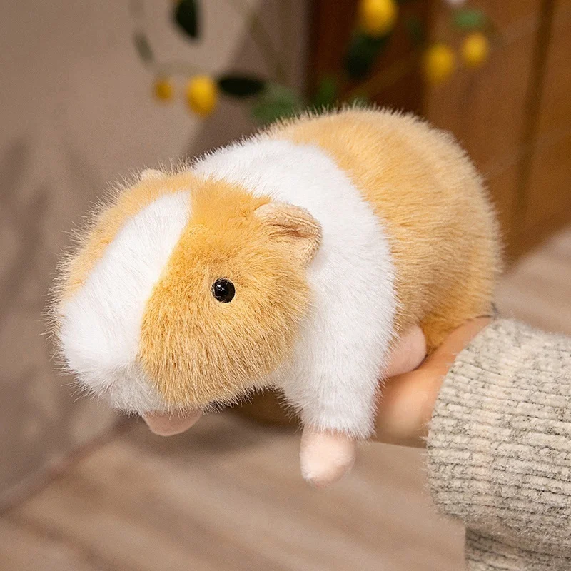 Mini juguetes de peluche de cerdo holandés, 5 estilos, acogedores juguetes de conejillo de indias realistas de algodón, mascotas de palma de escritorio encantadoras, regalo para niños