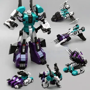 Robot Transformasi MFT Sixshot MF27 MF-27 G1 Manga G1 Model Figur Aksi Kit Koleksi Anime Mainan Anak-anak untuk Hadiah Anak-anak 12 transformer penjualan terbaik mft - №