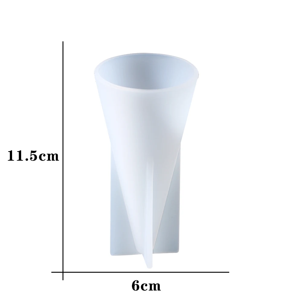 Pyramid Geometric Ring Cone Silicone Mold Triangle Crystal DIY Ring Jewelry Display Stand Jewelry Crafts Making Resin Epoxy Mold