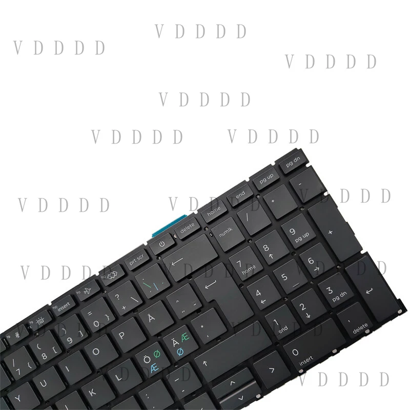 L... NEW For HP HP ZBook 15 Power G7 G8 G9 Italy/Swedish finnishh nordic Keyboard
