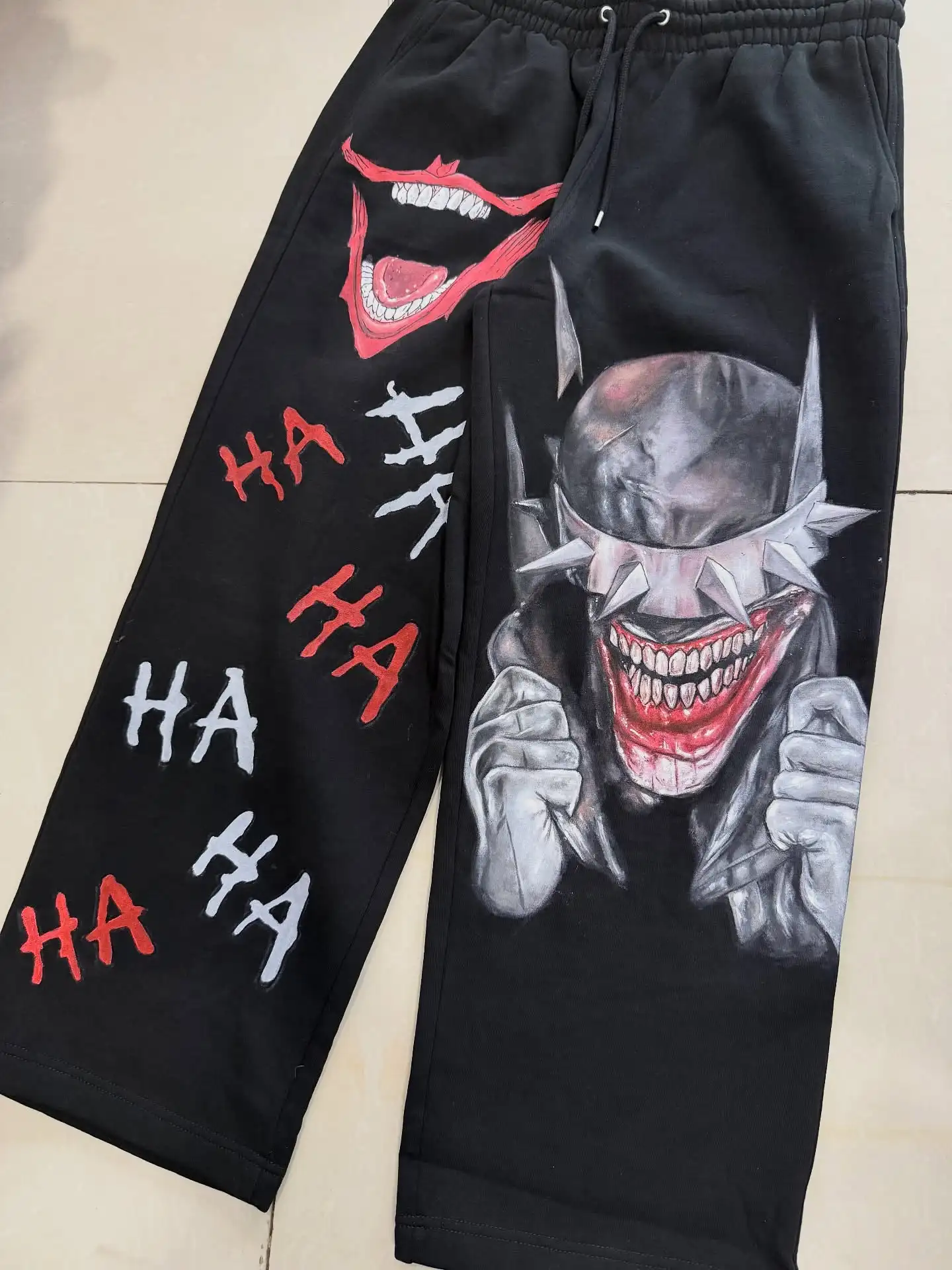 

American retro laughs pants men personalized sweatpants street clothing y2k goth fashion trousers casual joggers men pants