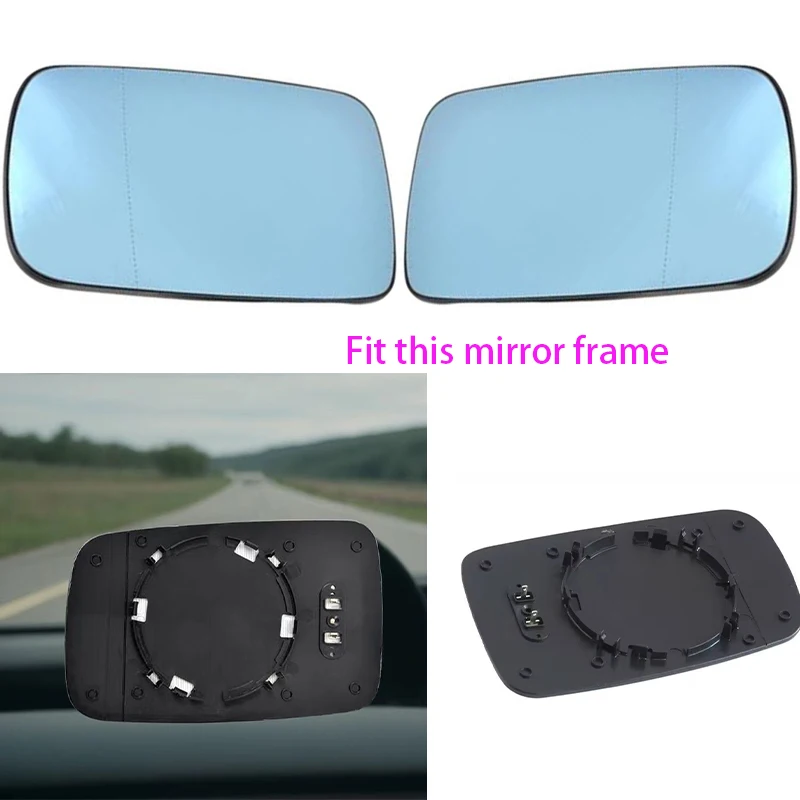 

Для BMW 3 серии E46 (2000-2007 гг.) левое/правое стекло зеркала заднего вида с подогревом 7 серии E65/E66 (2001-2009) 51168247131 51168247132