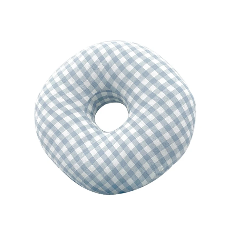 หมอนรองหูหลุมเดียว O-Shaped หมอนนอนด้านข้าง EAR GUARD นุ่มสบายหมอนเจาะ Breathable แบบพกพา