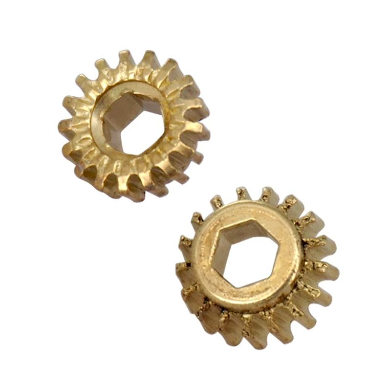 New 12 Pcs Gear Ratio 1:18 Hexagonal Hole Guitar Tuners Tuning Pegs Key Machine Head Mount Gears