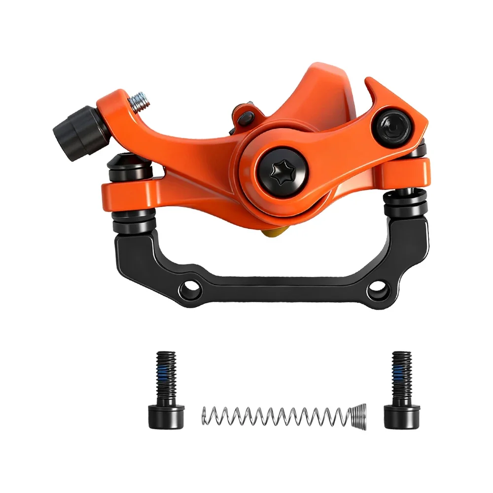 Front Rear Brake Caliper and Brake Pads Brake Disc Rotor Cable for KuKirin G4 Electric Scooter Braking System Replacement Parts