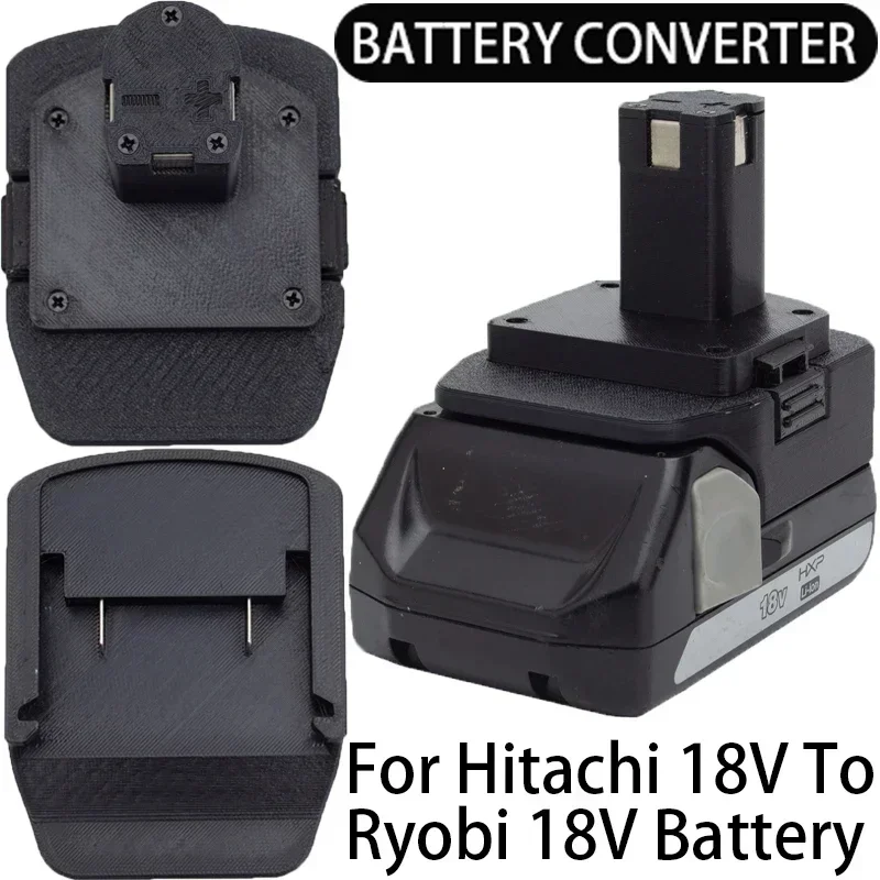 Battery Adapter/Converter for Ryobi 18V ONE+ Li-ion tools to Hitachi/Hikoki 18V Li-ion battery adapter Power Tool Accessories