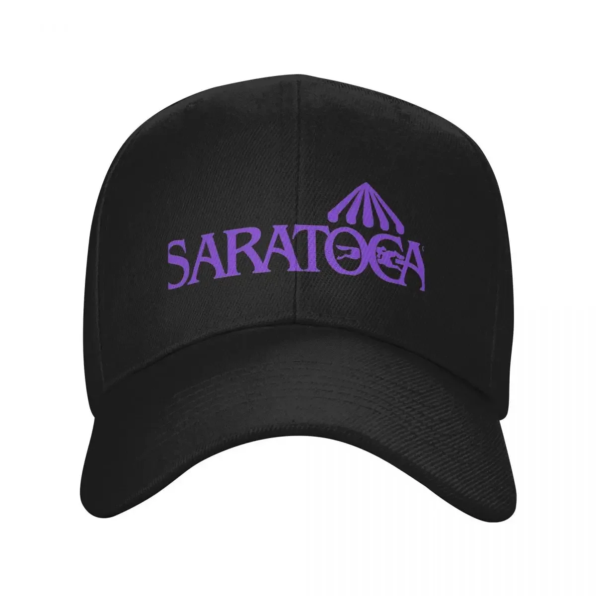 

Saratoga Springs Race Track Purple Baseball Cap cute beach hat New In Hat Hat Man Luxury Mens Hats Women's