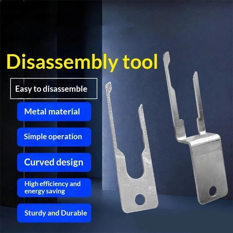 

Ключ для снятия ремней безопасности для Tesla Model 3/Y, инструмент для отсоединения пряжек сидений, специальный металлический инструмент для снятия ремней безопасности