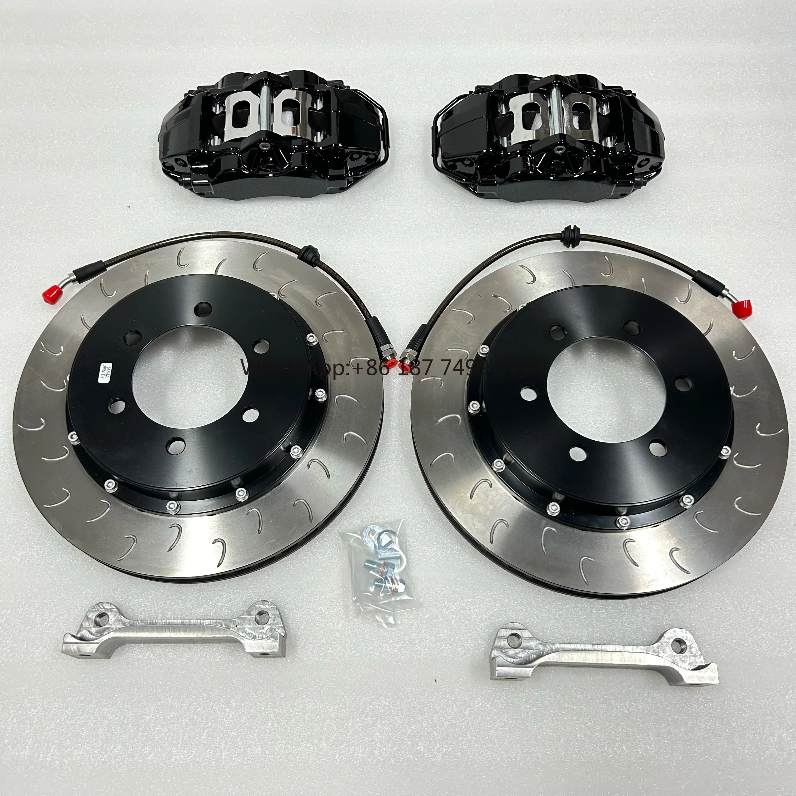 

.4 Pots Complete Brake Kit 330x28mm Disc Kit for . Swift Sport 2008 Rim 17 Inches