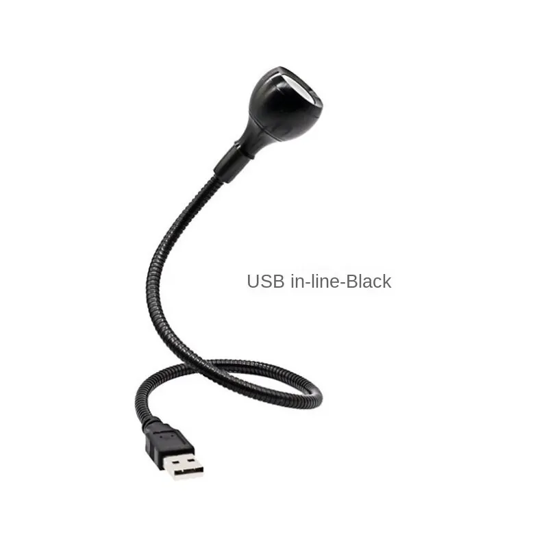 USB Type LED Gooseneck Light Free Rotation White Warm White Mini LED Reading Night Lamp USB Plug-in Keyboard Book Lights