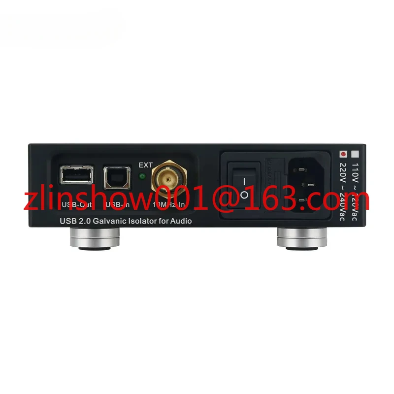 Wishcolor LHY Black UIP Hi-End USB2.0 Galvanic Isolator ADuM4165 High Speed 480M Audio Purifier OCXO Clock Input