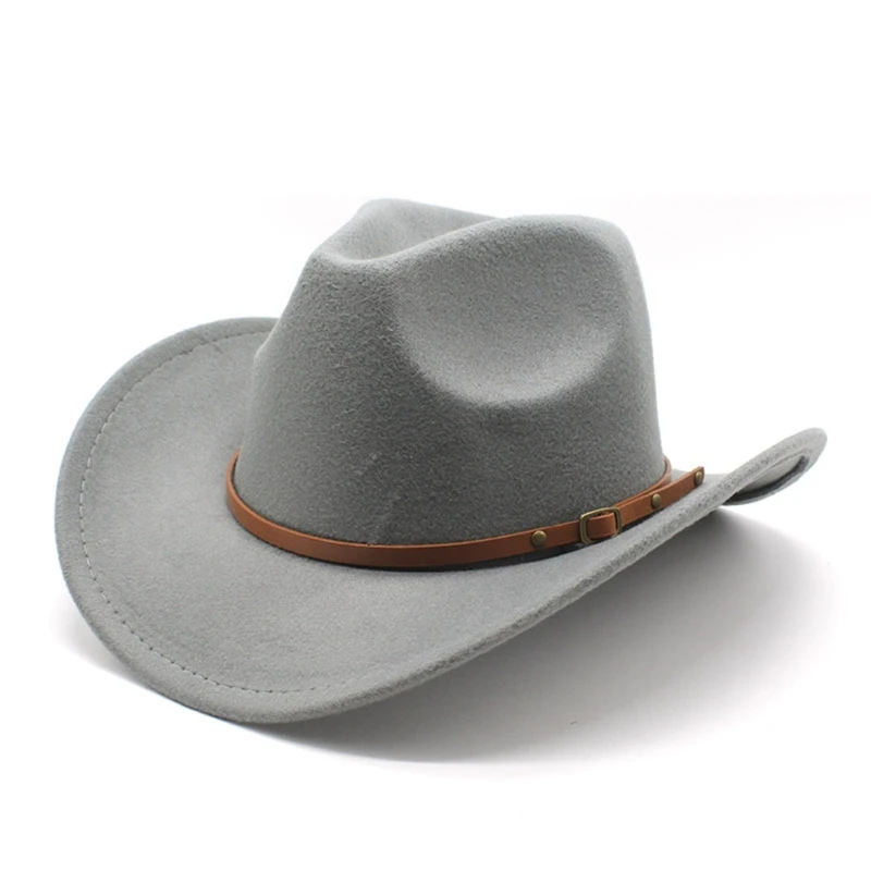 Flat Top Hat Women Men Cowboy Hat Party Props RolePlay Knight Costume Hat