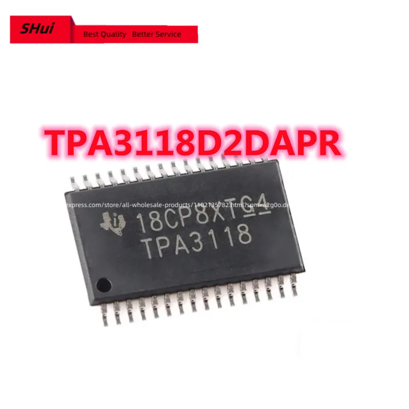10PCS Class d audio amplifier chip TPA3116D2DADR TPA3118D2DAPR TPA3130D2DAPR TPA3255DDVR
