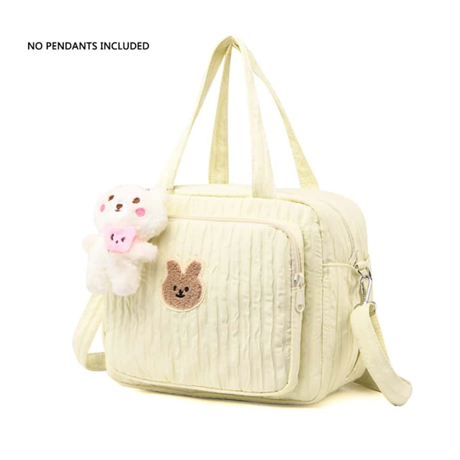 

Lushandy детская сумка для подгузников, сумка для мамы, милая детская сумка для подгузников, дорожная сумка через плечо, многофункциональная сумка для хранения детских подгузников