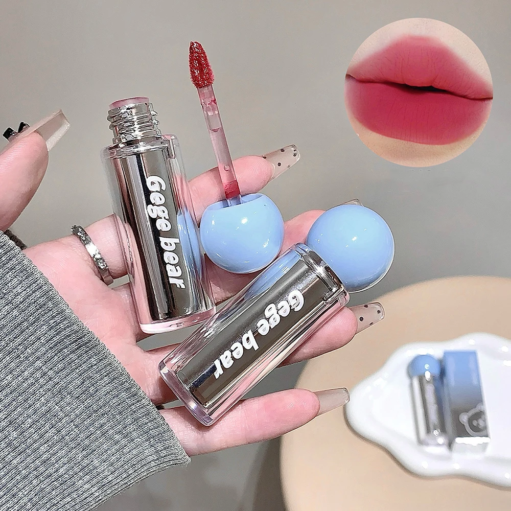 

6 Colors Velvet Soft Lip Glaze Lipstick Makeup Cosmetics Matte Lip Gloss Waterproof Long Lasting Water Mist Lip Mud