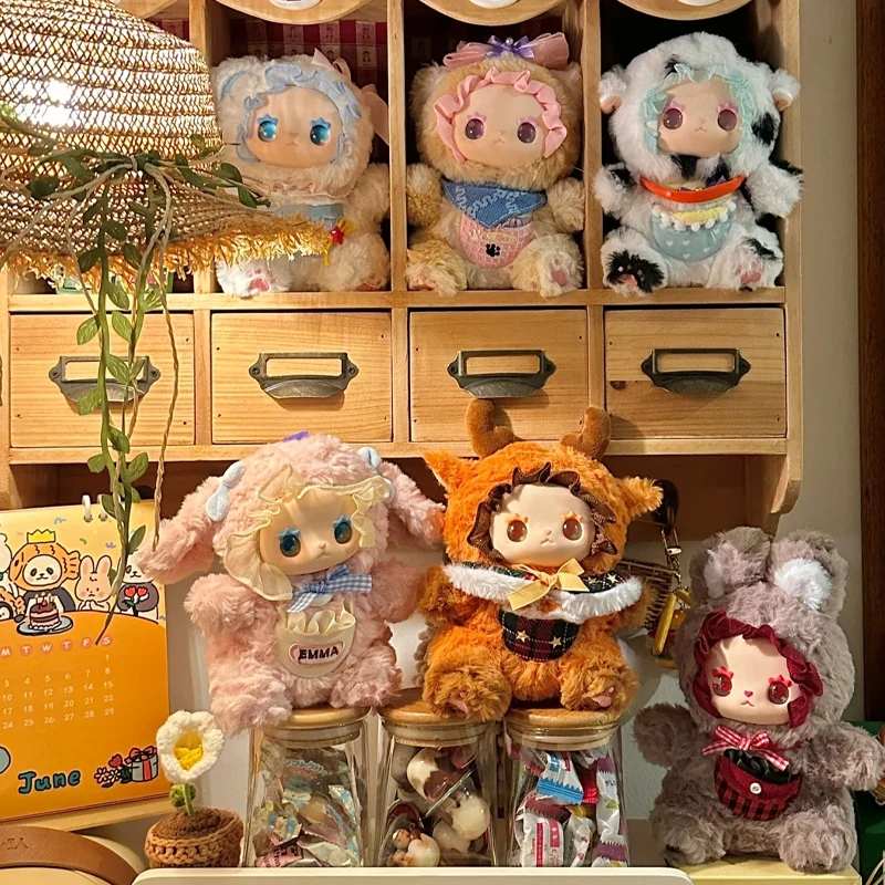 

Genuine Lovely Emma Pocket Zoo Series Plush Vinyl Blind Box Cute Doll Anime Figures Ornament Collection Girl Surprise Toy Gifts