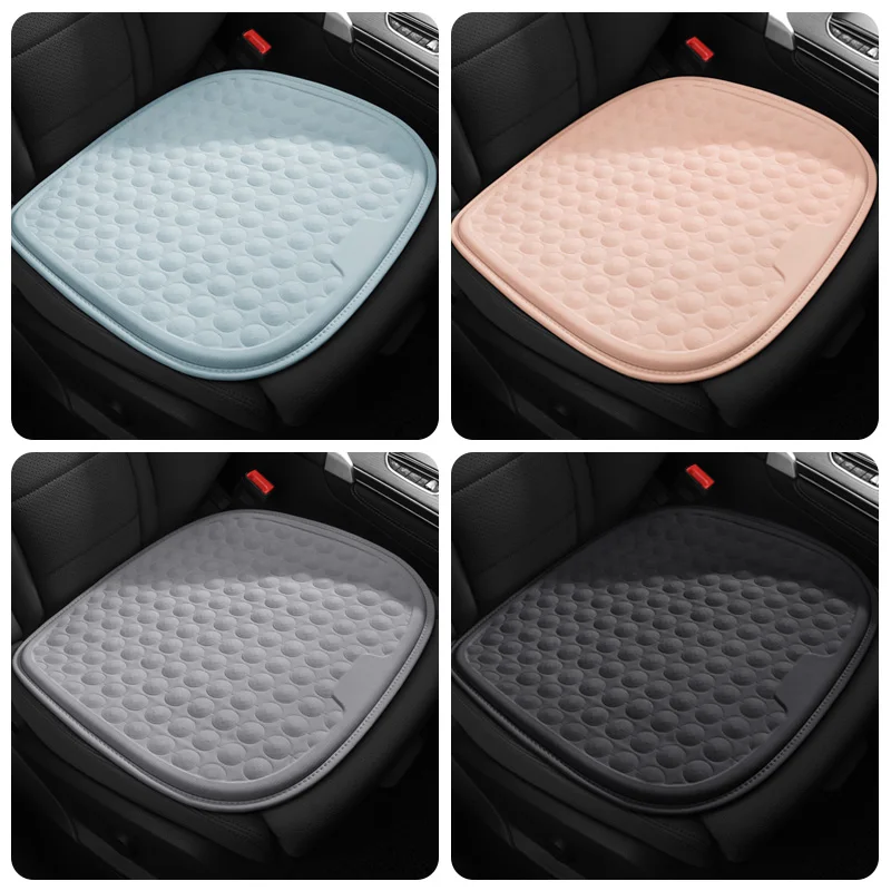 1PCS TPR Cooling Gel Car Seat Cover Thick Breathable Honeycomb Seat Cushion Constant Temperature Summer Cool Seat Cover Pad