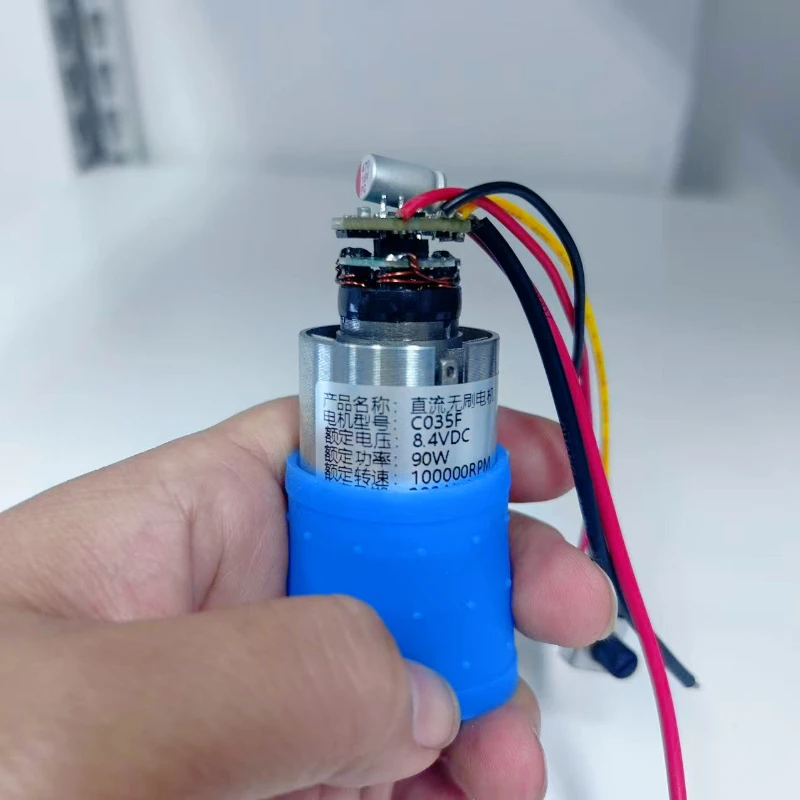 مودور بدون فرش تيار مستمر 7.4-8.4 فولت ضغط منخفض 100000   مروحة دورة في الدقيقة عالية السرعة