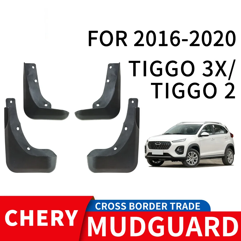 

For 16-20 CHERY TIGGO 3X,TIGGO 2 mudguard Mudflaps Front Rear Flares Splash Guards Cover Car Accessoie