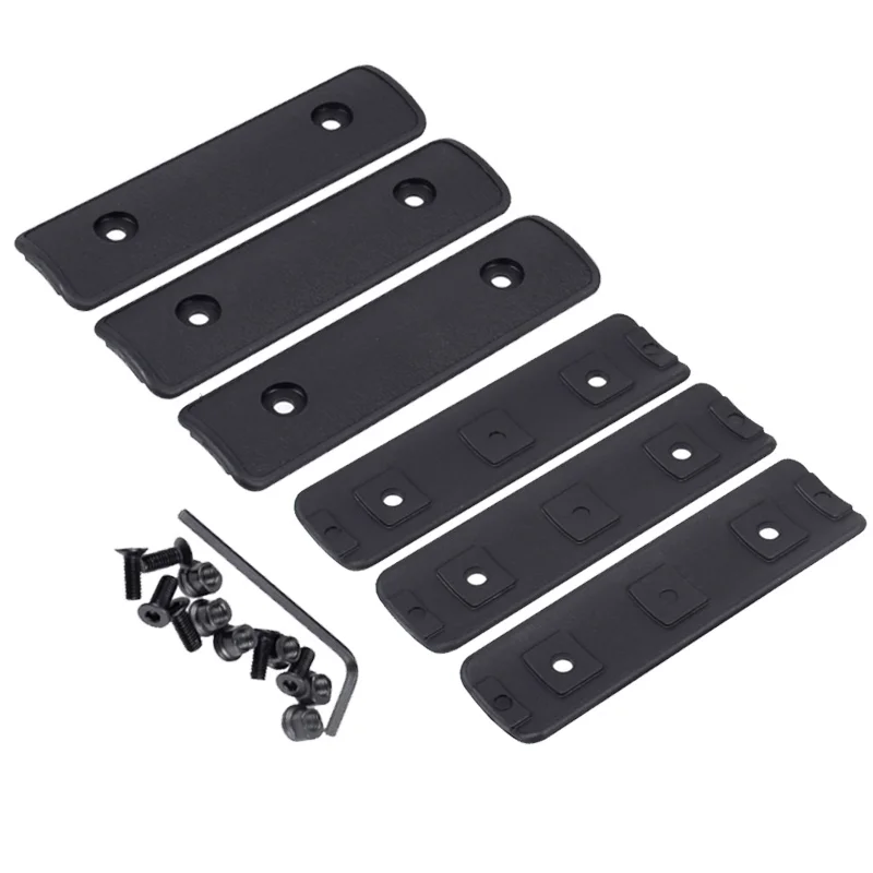 Protectores de riel Keymod 4'' set 3 uds – polímero táctico