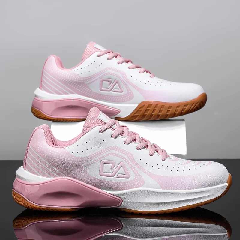 Unisex Badminton Shoes Lightweight Breathable Sneakers Anti-slip Wear Resistant Training Volleyball Table Tennis Sport Shoes