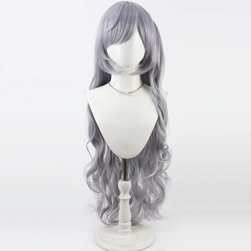 Peruka do cosplayu Natsume Anan, szara, kręcona, na Comicon, imprezę, dla dorosłych kobiet i mężczyzn.