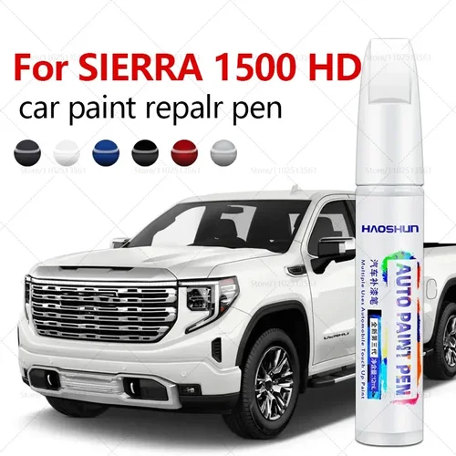 Para GMC SIERRA 1500 HD 1999-2025 GMT900 K2XX T1 pluma de reparación de pintura removedor de arañazos DIY accesorios para automóviles negro blanco azul
