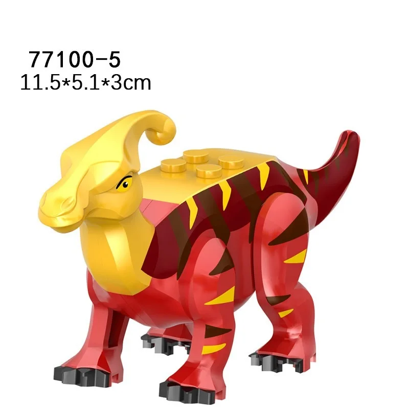 Bloc de construction dinosaure jurassique tyrannosaure Rex Triceratops ptérodactyle Swift Raptors Puzzle assemblage bloc de construction jouet cadeau