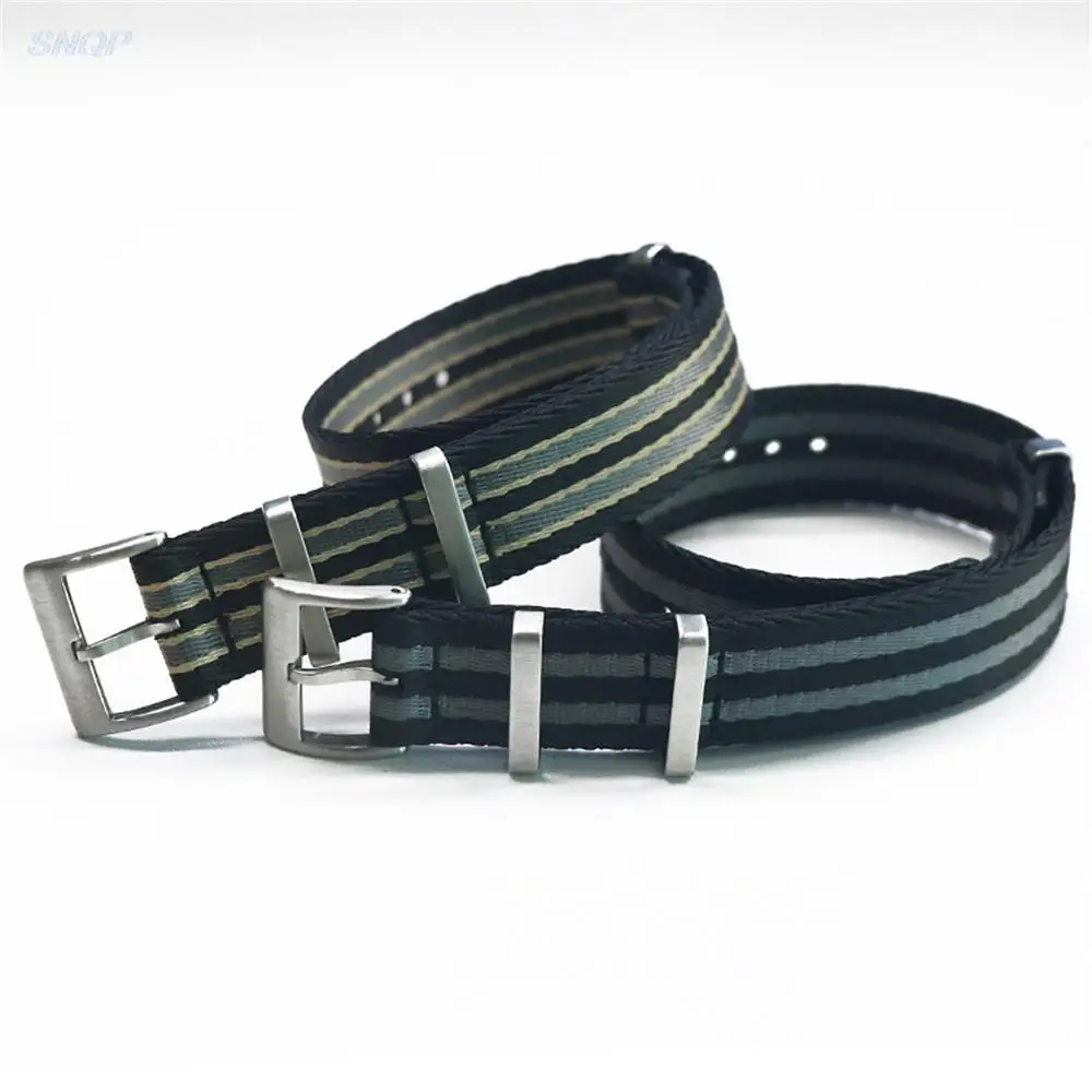 18mm 20mm 22mm Nylon Canvas Watchband Sport Watch Strap Wrist Band Bracelet for Omega Seamaster 300 for Seiko