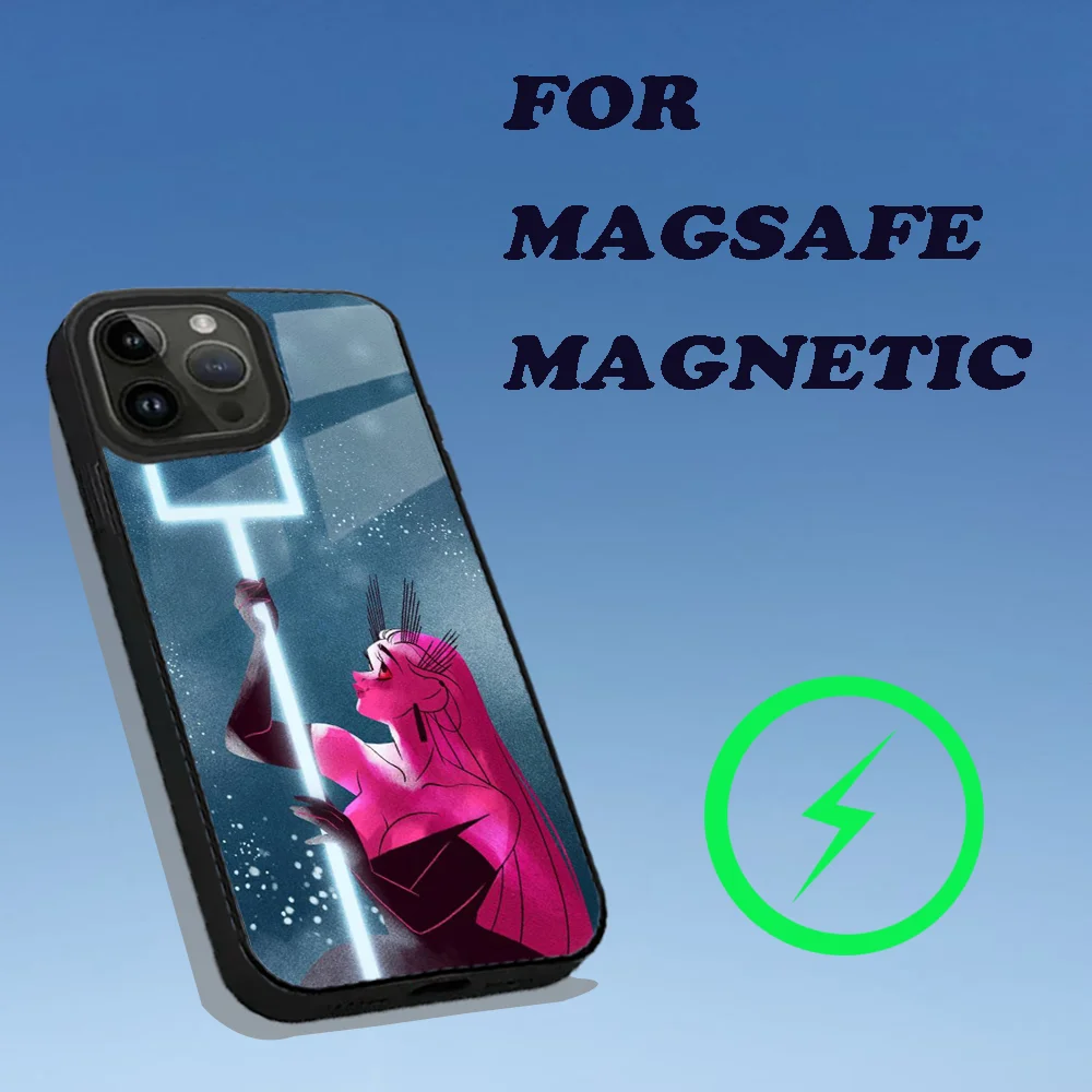 Lore O-Olympus Phone Case For iPhone 16,15,14,13,12,11,Plus,Pro,Max Mini Magsafe Magnetic Wireless Charging