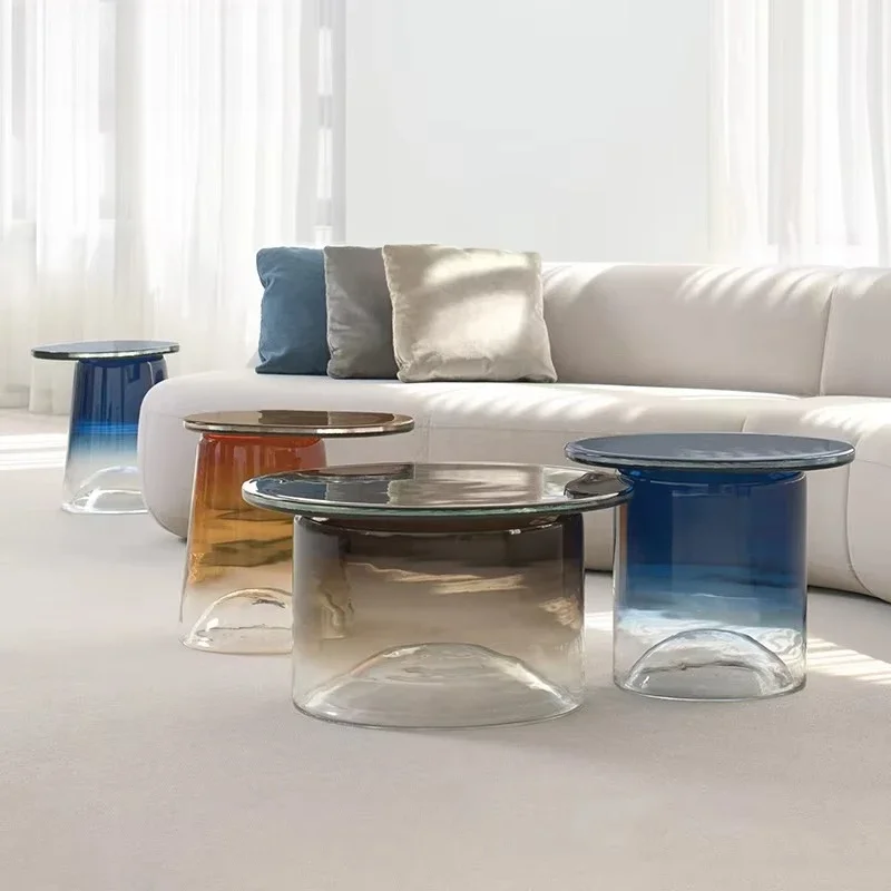 

Italian luxury home living room plastic sofa coffee table acrylic coffee side table hotel restaurant villa