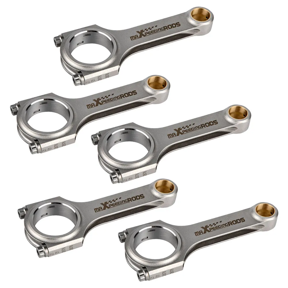 

Forged H-Beam Connecting Rods+ARP2000 Bolts For Audi RS2 2.2L Turbo 5cyl 144mm