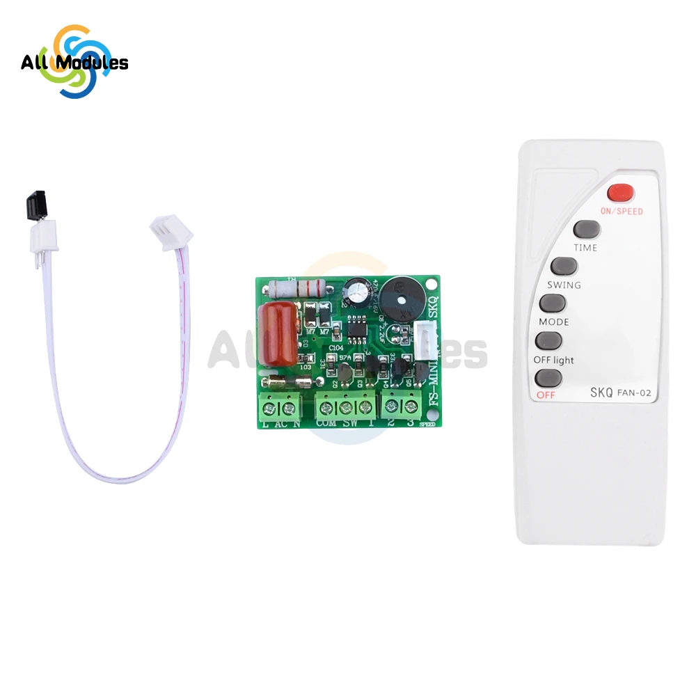 Universal Fan Remote Control Modification Board Mini Fan Circuit Board Control Motherboard Electric Fan Control Circuit Board