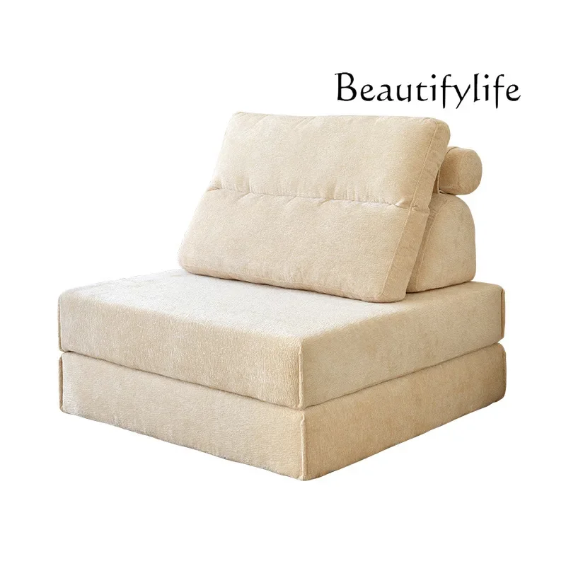 

Lazy tofu block sofa single living room combination module bedroom cream tatami nine-layer cake sofa