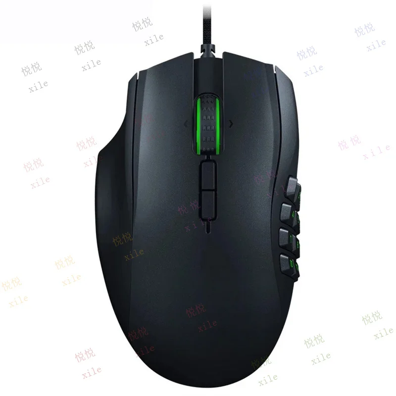L+  For  Razer Naga Left Handed Version - Ergonomic MMO Gaming Mouse with 12 Programmable