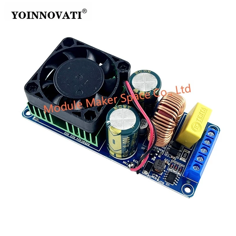 IRS2092S Class D Amplifier Module 500W Mono - High Frequency Audio Amp Board with Dual DC Power Supply for Car Subwoofer