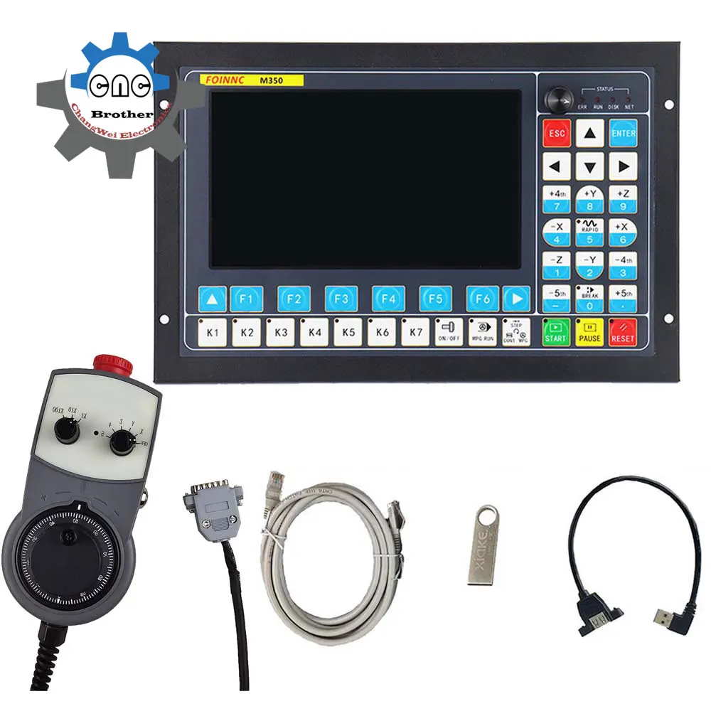 M350 DDCS Expert Standalone Motion Controller Offline Controller Support 3/4/5Axis CNC Controle+Handwheel Kit Support ATC Spindl