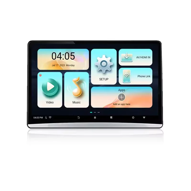 14 Inch Portable Car Headrest   TV Display Smart Android 11 Rear Seat Entertainment   Touch Screen