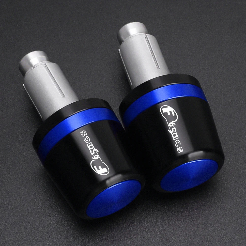 

High quality Motorcycle Handle Grip Handlebar Grips End cover Cap 7/8" 22mm For BMW F650CS F 650 CS 1997 1998 1999 2007 2006