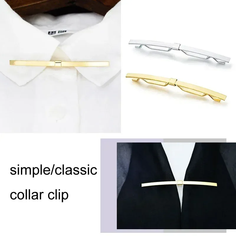 Collar Clips Copper Not Hurting Clothes Men\'s Shirt Women\'s Prevent Exposure Chest Pins Party Classic Neck Clip Unisex Gifts