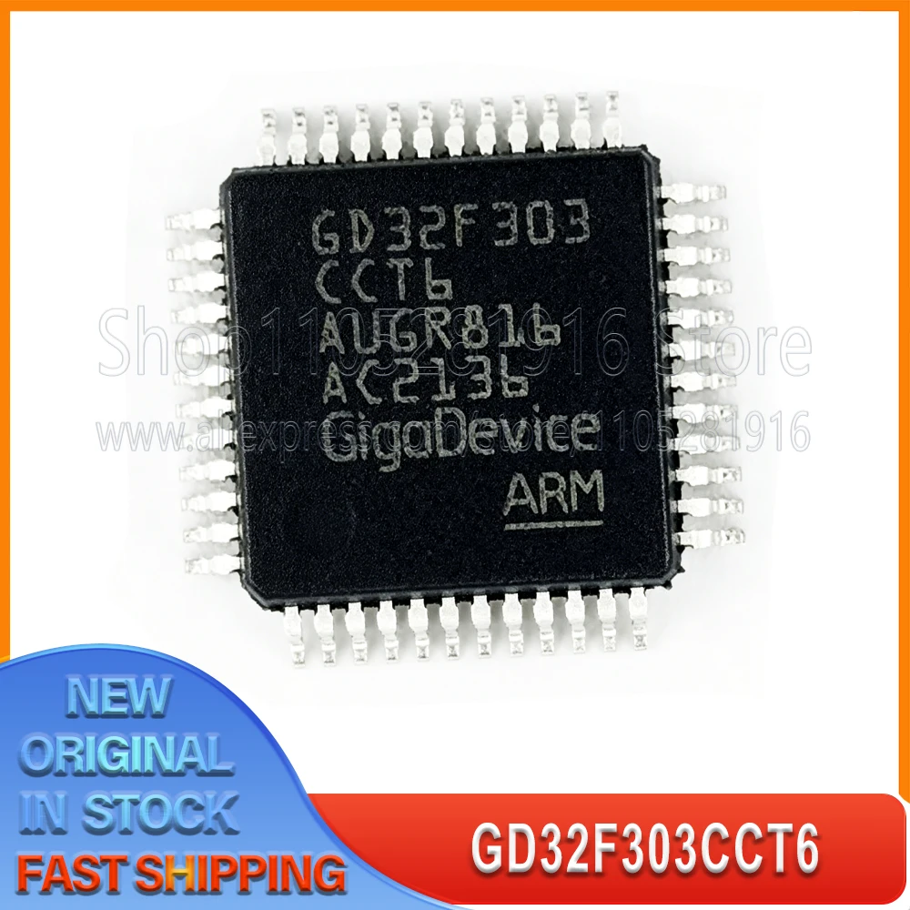 

10PCS/LOT GD32F303CCT6 GD32F303 48LQFP 100% New Spot stock