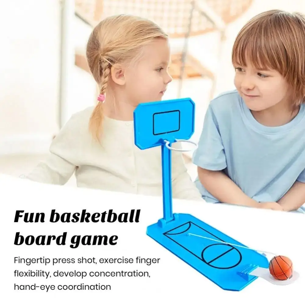 Easy to Install Basketball Hoop Tabletop Basketball Game Table Game Foldable Stress Relief Toy Creative Mini Children Toy