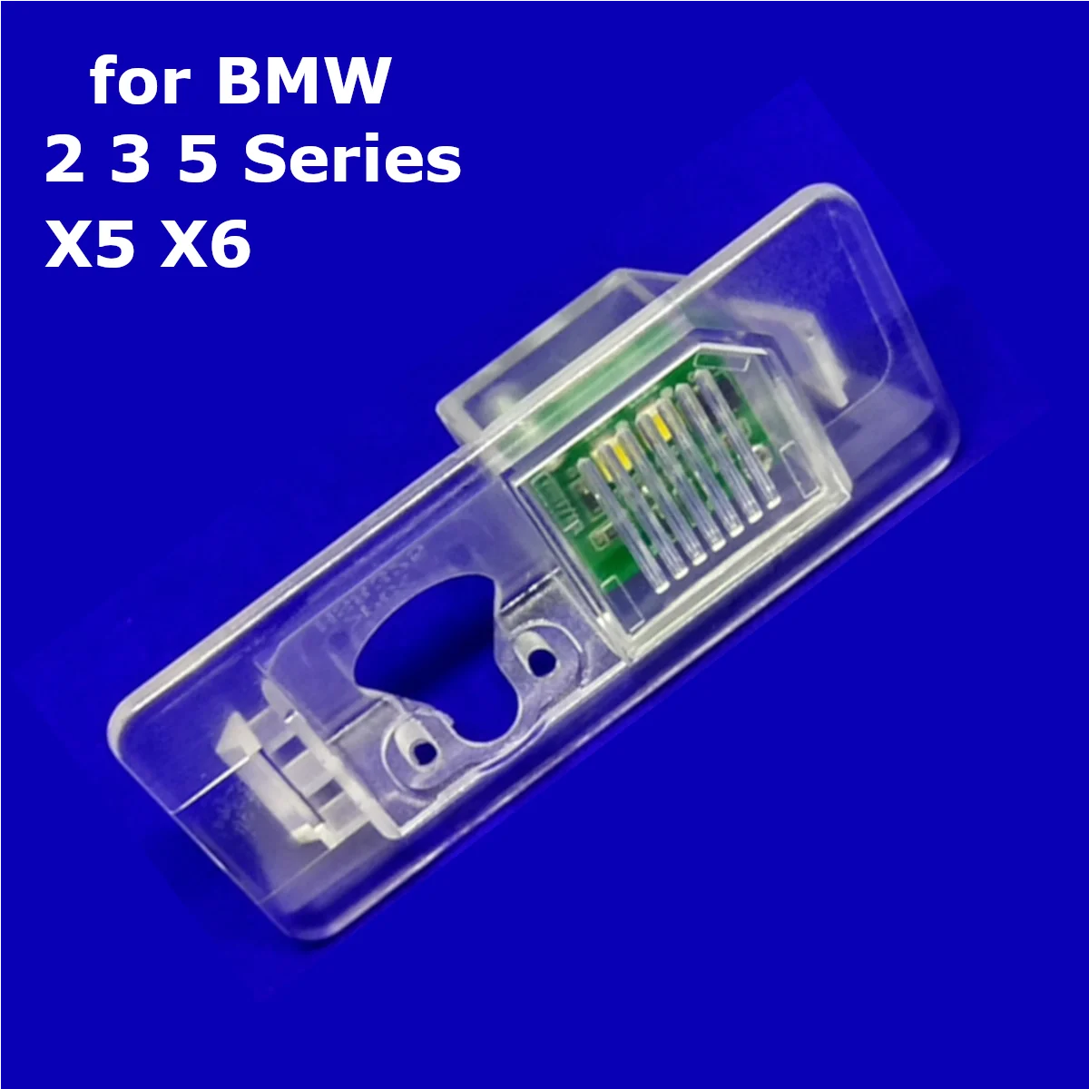 

License Plate Lights Housing Mount Car Camera Bracket Reverse for BMW 2 3 5 Series x5 x6