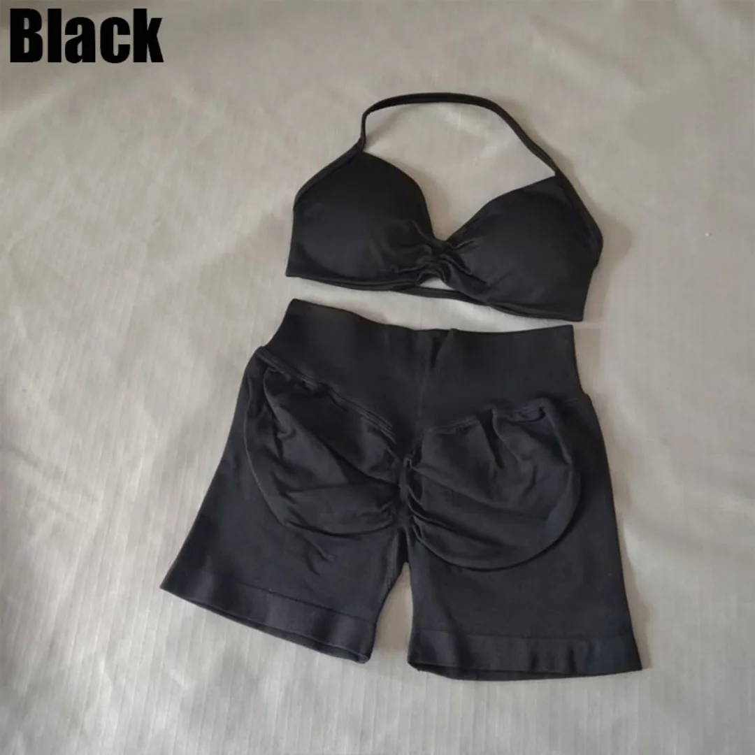 

Новый сексуальный комплект для йоги D LOGO: майка и шорты с высокой талией, дышащая одежда для фитнеса и спорта