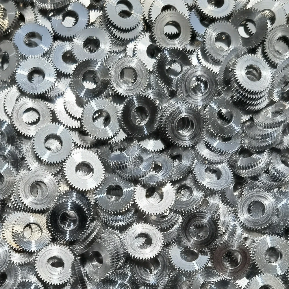 2PCS 0.2M 30/32/33/36/39/40/44/50 Denti Ingranaggio di Rame 0.7/1.2/1.3mm-Spessore Mini 1/1.8/2/3mm Foro QUALITÀ GEAR Modello RC FAI DA TE